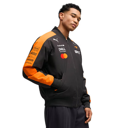 McLaren 2026 Team Bomber Jacket Replica | Formula 1 Racing Jacket Unisex Motorsport Outerwear