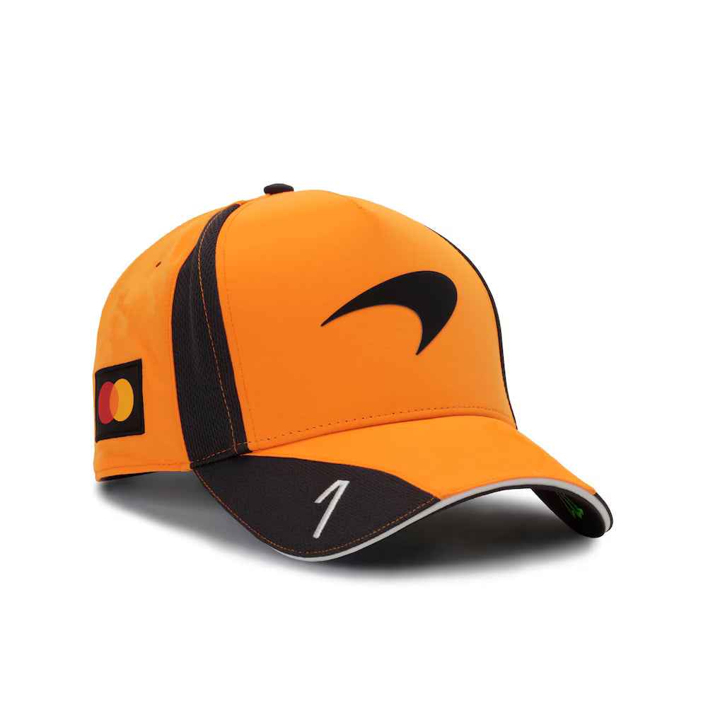 McLaren Lando Norris Team Baseball Cap Papaya Unisex | Formula 1 Racing Adjustable Hat