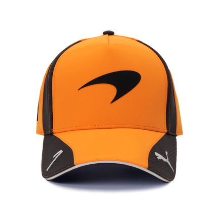McLaren Lando Norris Team Baseball Cap Papaya Unisex | Formula 1 Racing Adjustable Hat