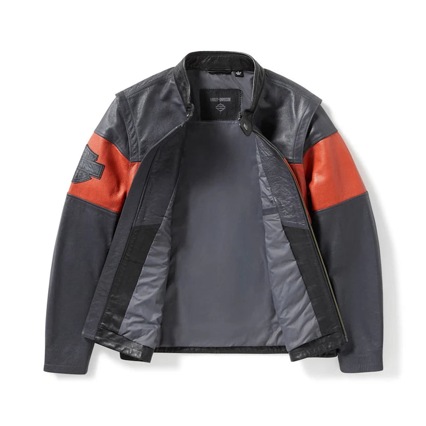 Harley Davidson Convertible Leather Jacket