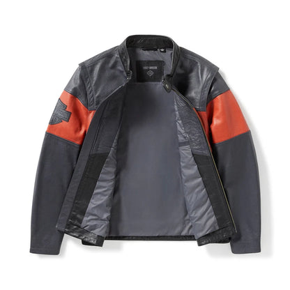 Harley Davidson Convertible Leather Jacket