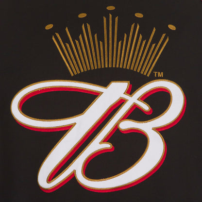 Men's Dale Earnhardt Jr. JH Design Black Budweiser Full-Snap Twill Jacket | Official NASCAR Racing Jacket