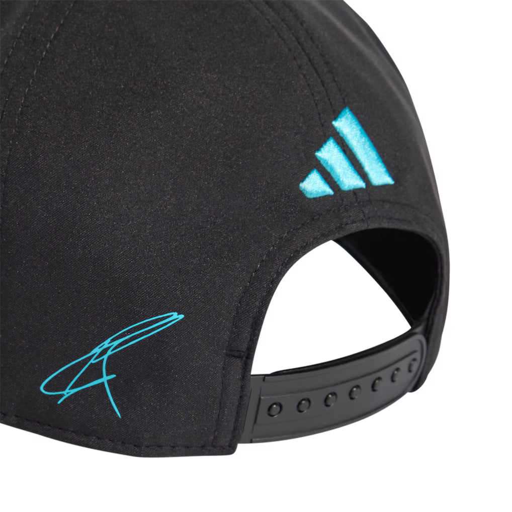 Mercedes AMG Petronas adidas F1 2026 George Russell Cap Black | Formula 1 Racing Adjustable Hat