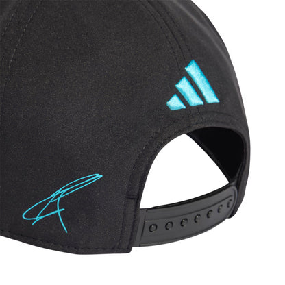 Mercedes AMG Petronas adidas F1 2026 George Russell Cap Black | Formula 1 Racing Adjustable Hat