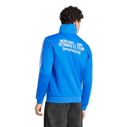 Mercedes-AMG Petronas adidas Originals Blue Wonder Silverstone Special Edition Track Jacket | Official F1 Jacket