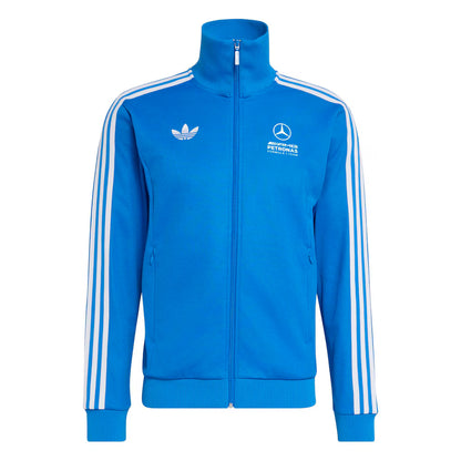 Mercedes-AMG Petronas adidas Originals Blue Wonder Silverstone Special Edition Track Jacket | Official F1 Jacket