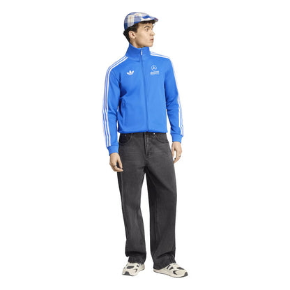 Mercedes-AMG Petronas adidas Originals Blue Wonder Silverstone Special Edition Track Jacket | Official F1 Jacket