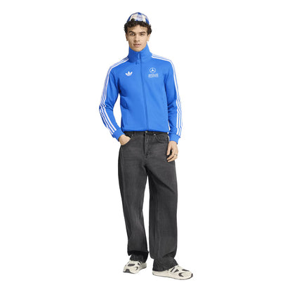 Mercedes-AMG Petronas adidas Originals Blue Wonder Silverstone Special Edition Track Jacket | Official F1 Jacket