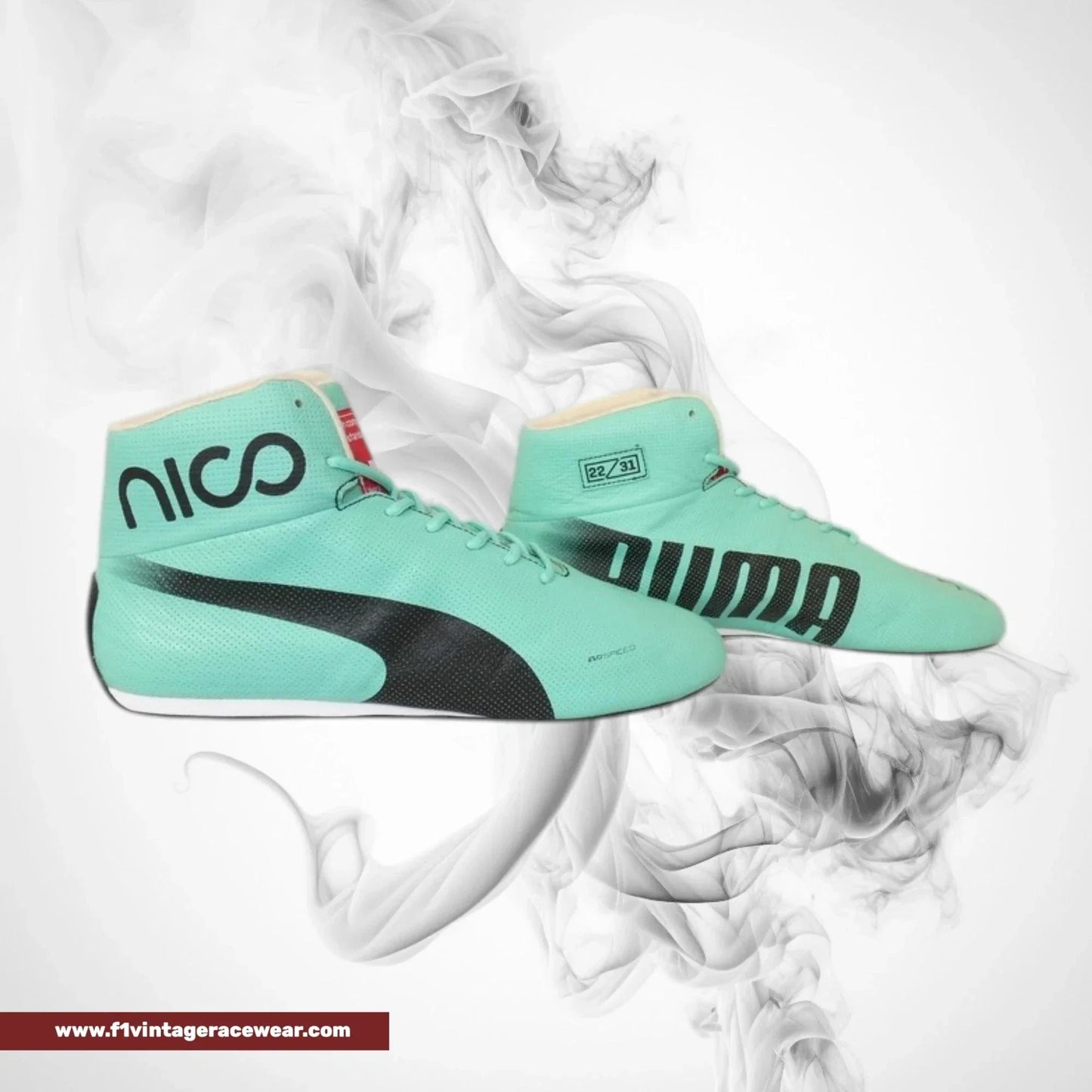 Nico Rosberg limited edition 2016 commemorative Puma race boots Track Racewear