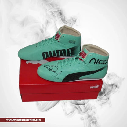 Nico Rosberg limited edition 2016 commemorative Puma race boots Track Racewear