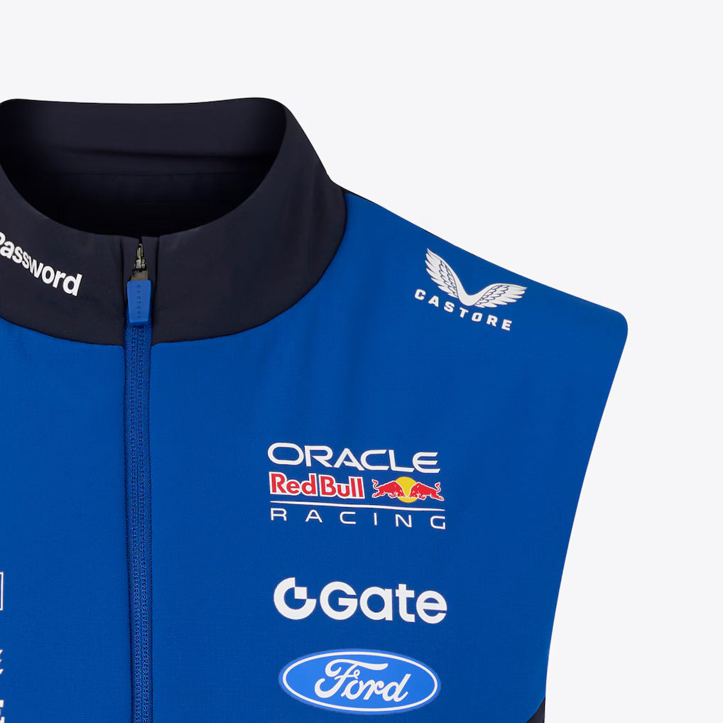 Oracle Red Bull Racing 2026 Team Gilet Replica | Unisex Formula 1 Padded Vest Motorsport Outerwear