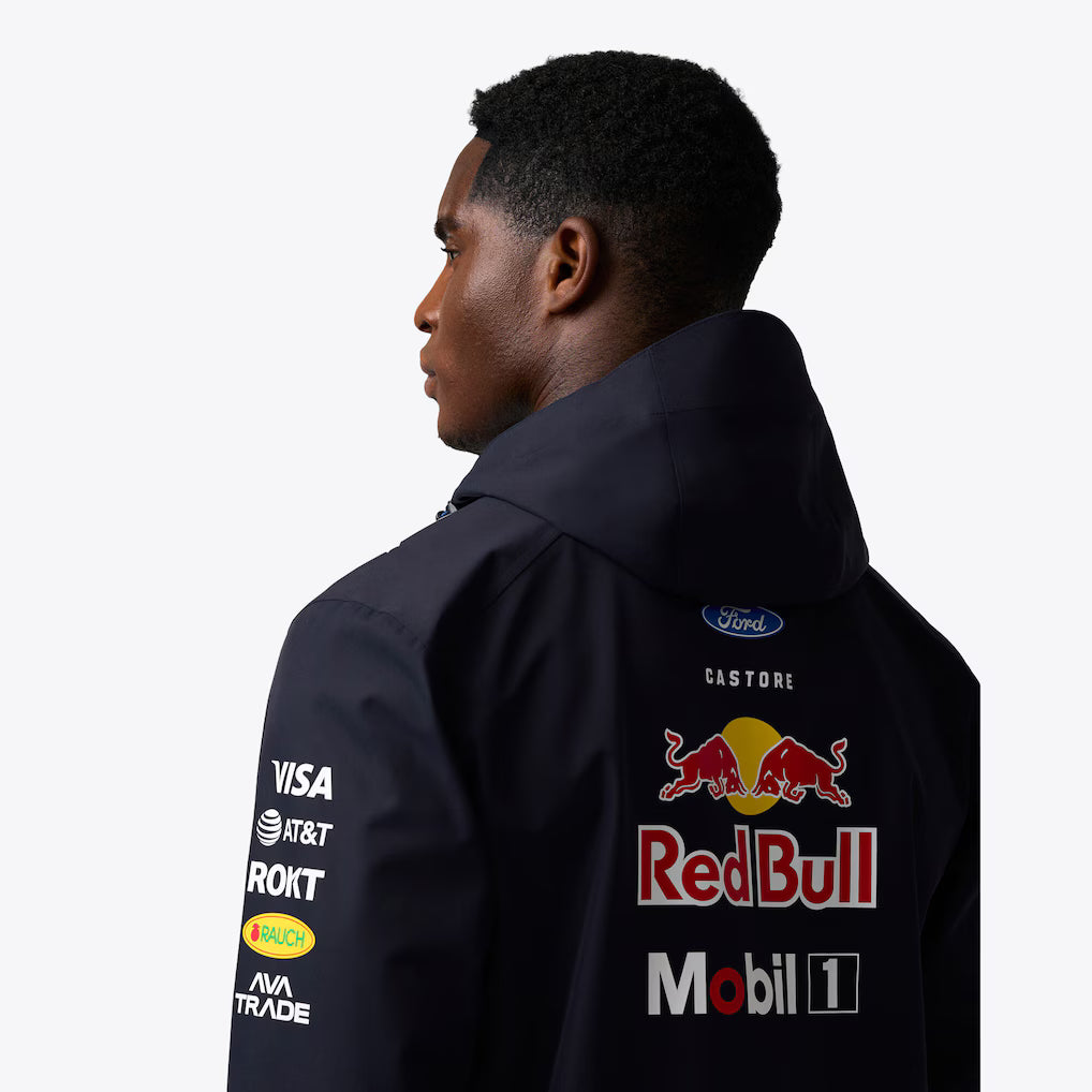 Oracle Red Bull Racing 2026 Team Water Resistant Jacket Unisex F1 Racing Hooded Softshell Jacket Windproof Motorsport Outerwear