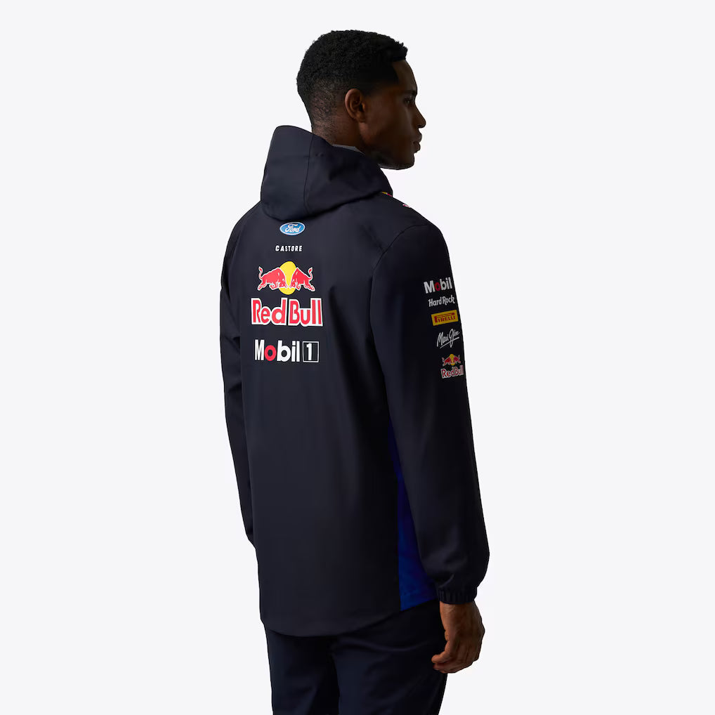 Oracle Red Bull Racing 2026 Team Water Resistant Jacket Unisex F1 Racing Hooded Softshell Jacket Windproof Motorsport Outerwear