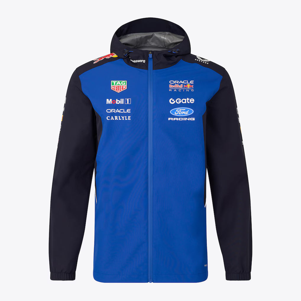 Oracle Red Bull Racing 2026 Team Water Resistant Jacket Unisex F1 Racing Hooded Softshell Jacket Windproof Motorsport Outerwear