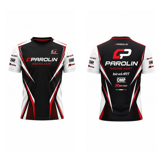 Parolin Kart Racing T-Shirt | Custom Motorsport Team Jersey