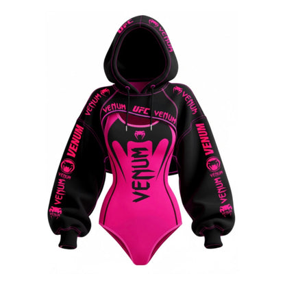 Women’s MMA Venum Style Hoodie Bodysuit
