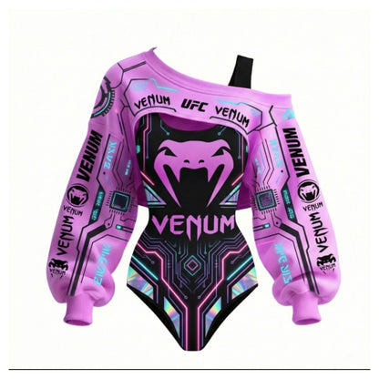 Women’s MMA Venum Style Hoodie Bodysuit