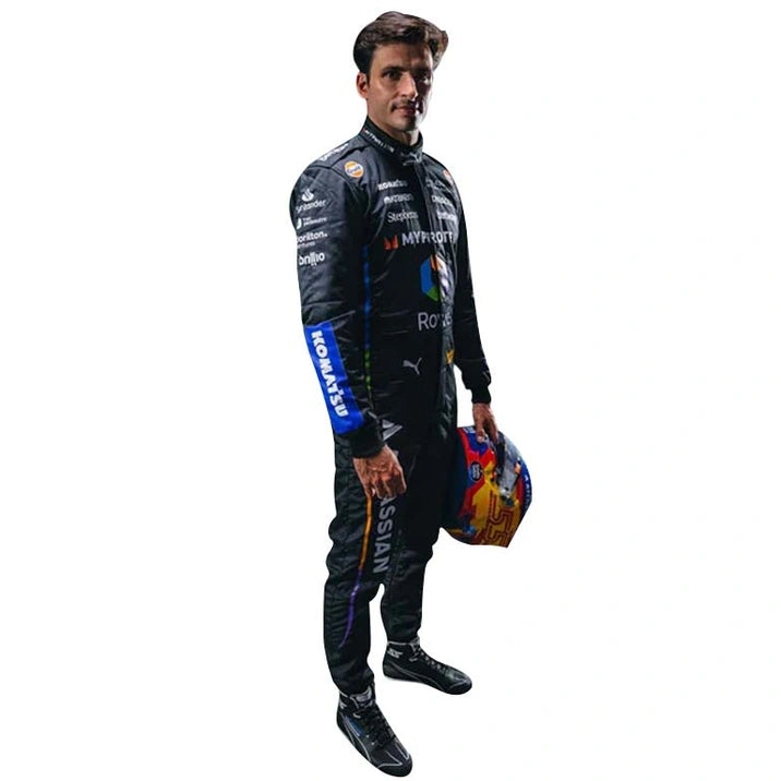 2026 Carlos Sainz Williams Racing F1 Driver Jumpsuit Replica Apex Karting Gear