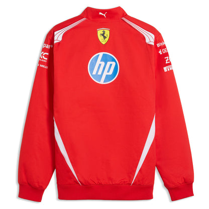 Scuderia Ferrari 2026 Team Racing Jacket Red | Official Ferrari Formula 1 Full-Zip Team Jacket