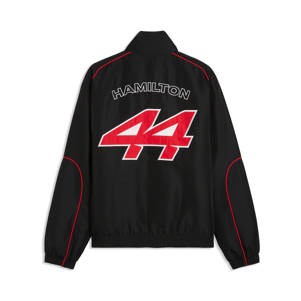 Men's NASCAR JH Design Black 2026 Full-Snap Twill Racing Jacket