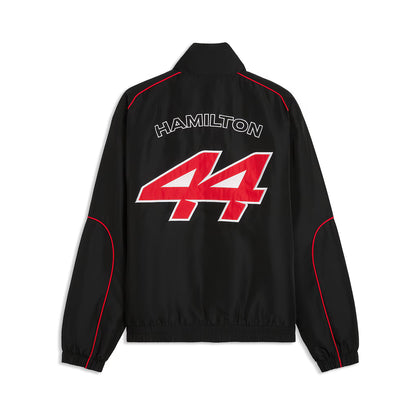 Men's NASCAR JH Design Black 2026 Full-Snap Twill Racing Jacket