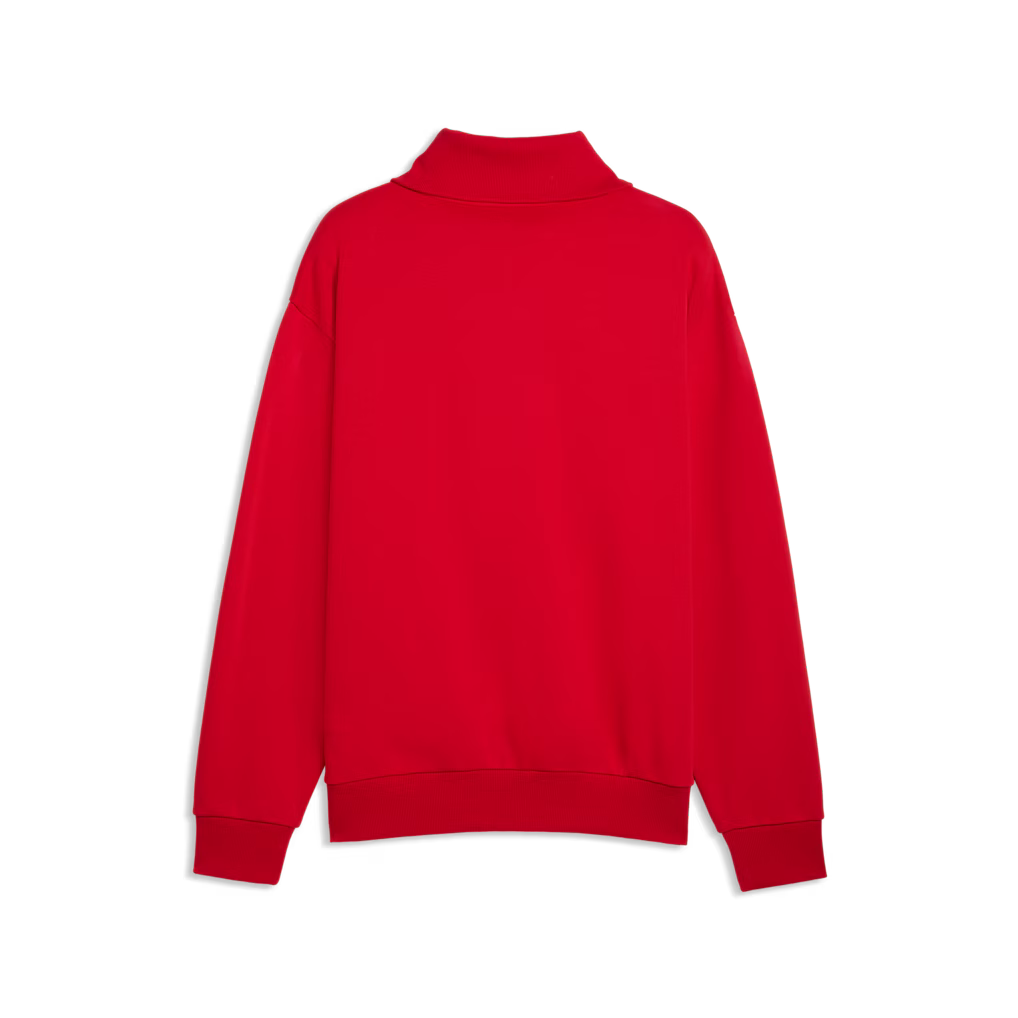 Scuderia Ferrari Puma Little Shield Half Zip Fleece Red | Formula 1 Team Replica Sweatshirt Unisex