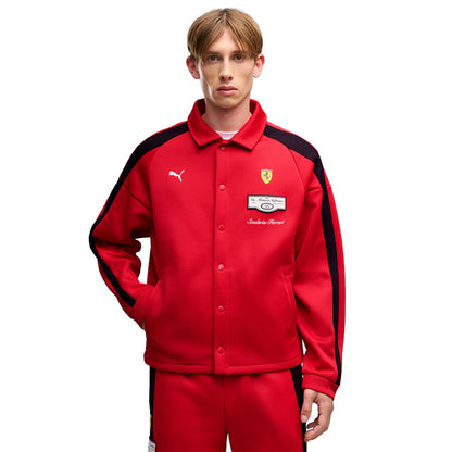 Scuderia Ferrari Puma T7 Track Jacket Red | Premium Formula 1 Racing Track Jacket Unisex