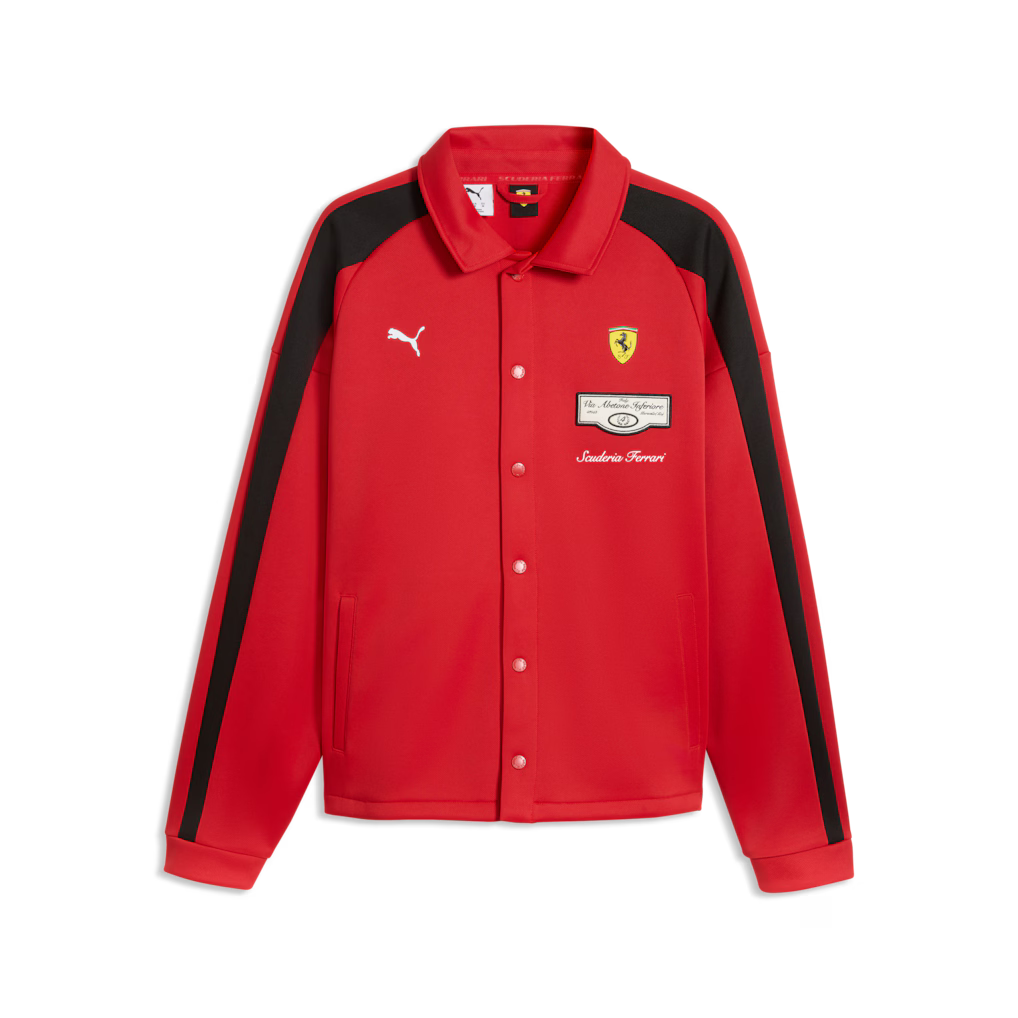 Scuderia Ferrari Puma T7 Track Jacket Red | Premium Formula 1 Racing Track Jacket Unisex