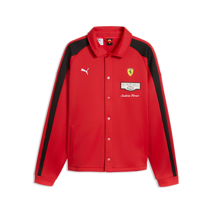 Scuderia Ferrari Puma T7 Track Jacket Red | Premium Formula 1 Racing Track Jacket Unisex