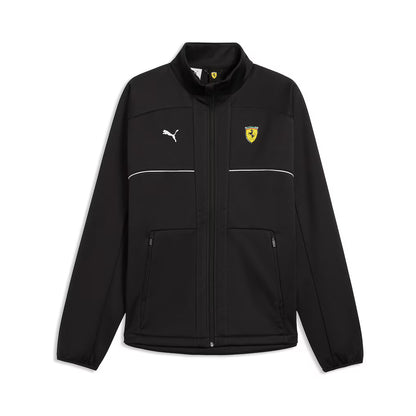 Scuderia Ferrari Puma Softshell Replica Jacket Black | Formula 1 Team Motorsport Jacket Unisex