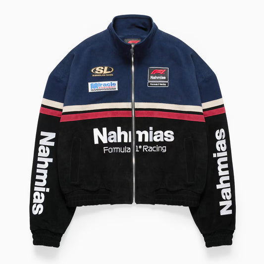 Unisex Nahmias x F1 Black Full-Zip Racing Jacket | Official Formula 1 Streetwear Jacket