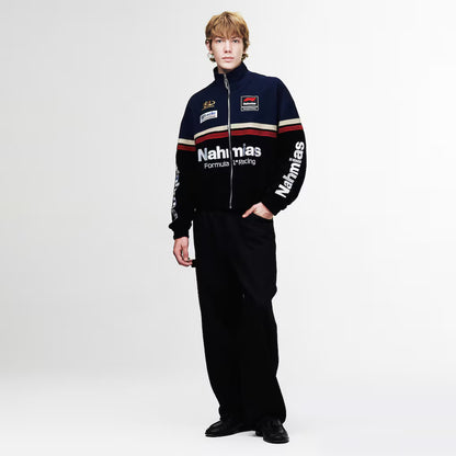 Unisex Nahmias x F1 Black Full-Zip Racing Jacket | Official Formula 1 Streetwear Jacket
