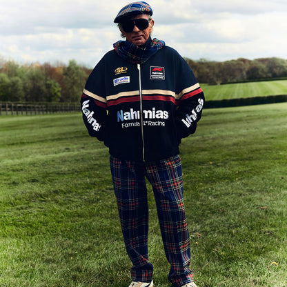 Unisex Nahmias x F1 Black Full-Zip Racing Jacket | Official Formula 1 Streetwear Jacket