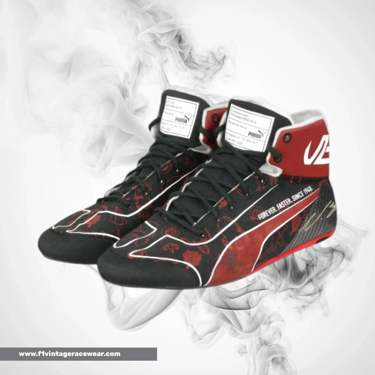 Valtteri Bottas 2023 Miami GP Alfa Romeo F1 Race Boots Track Racewear