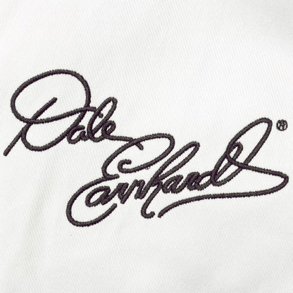 Men's Dale Earnhardt JH Design Black/White Twill Uniform Full-Snap Jacket | Official NASCAR Racing Jacket
