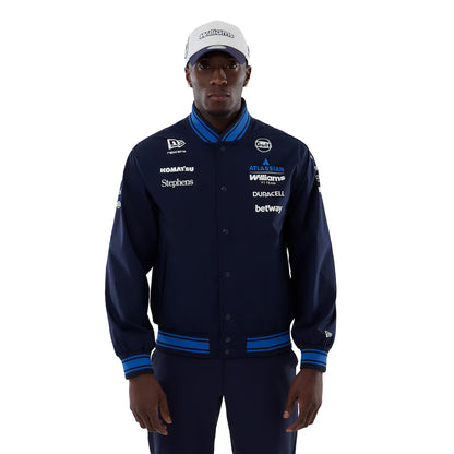 Williams Racing 2025 Team Bomber Jacket Replica | Premium Atlassian Williams F1 Jacket Unisex