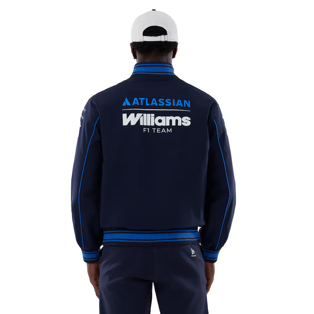 Williams Racing 2025 Team Bomber Jacket Replica | Premium Atlassian Williams F1 Jacket Unisex