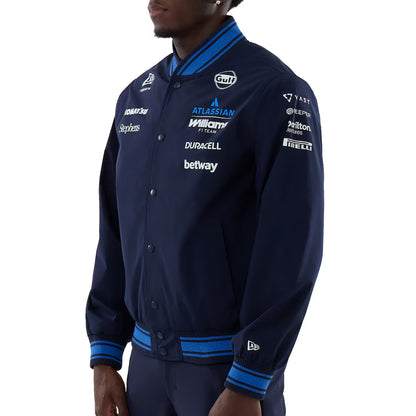 Williams Racing 2025 Team Bomber Jacket Replica | Premium Atlassian Williams F1 Jacket Unisex