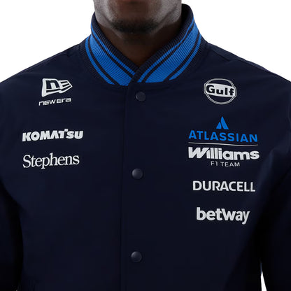 Williams Racing 2025 Team Bomber Jacket Replica | Premium Atlassian Williams F1 Jacket Unisex