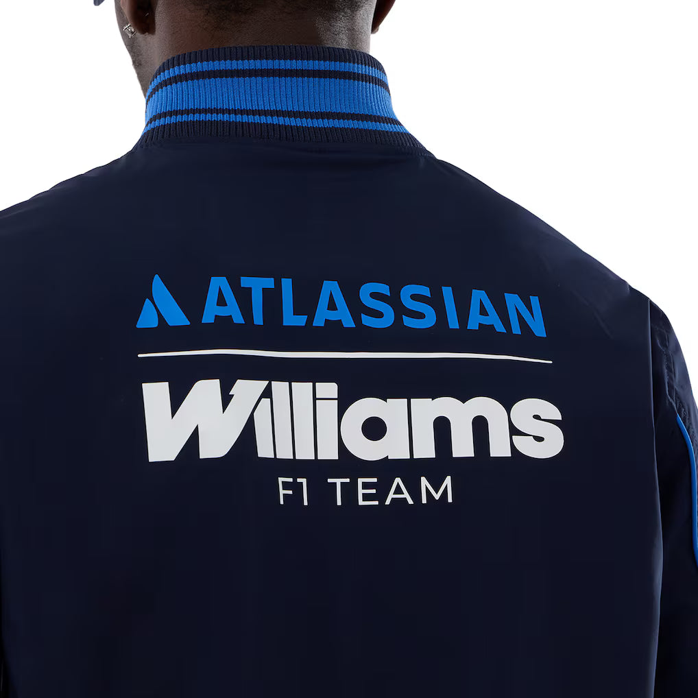 Williams Racing 2025 Team Bomber Jacket Replica | Premium Atlassian Williams F1 Jacket Unisex