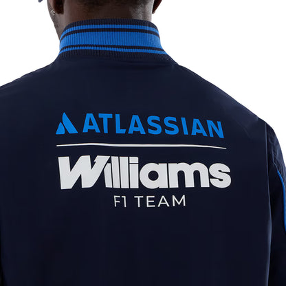 Williams Racing 2025 Team Bomber Jacket Replica | Premium Atlassian Williams F1 Jacket Unisex