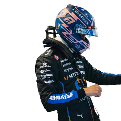 2026 Alexander Albon Williams F1 Racing Suit Replica – Driver Jumpsuit Apex Karting Gear